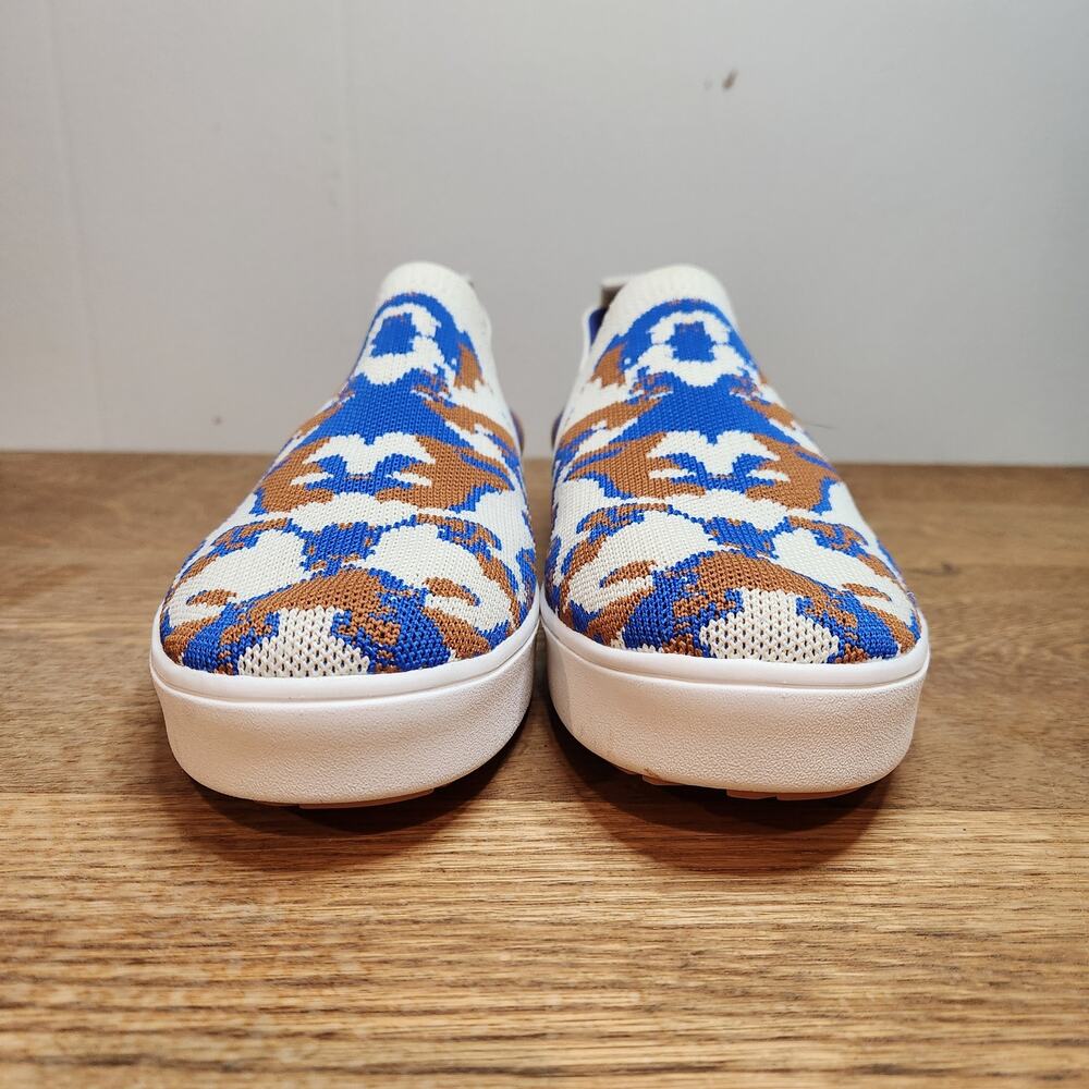 Bernie Mev. Jenna Slip-On Sneaker Planet Cream Blue Women's Size 10.5 - Picture 3 of 6